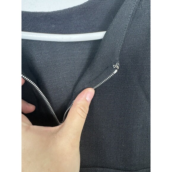 Dolce & Gabbana Black Bodycon Textured Mini Dress Sleeveless Size 40 - Picture 13 of 16